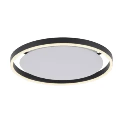Leuchten Direkt 15391-13 RITUS LED Deckenleuchte Anthrazit rund 40cm