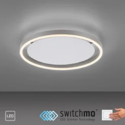 Leuchten Direkt 15391-95 RITUS LED Deckenleuchte Aluminium rund 40cm