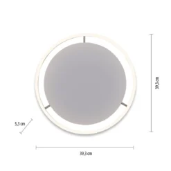 Leuchten Direkt 15391-95 RITUS LED Deckenleuchte Aluminium rund 40cm