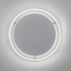 Leuchten Direkt 15392-60 RITUS LED Deckenleuchte Messing Matt rund 60cm