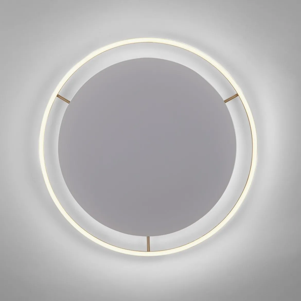 Leuchten Direkt 15392-60 RITUS LED Deckenleuchte Messing Matt rund 60cm