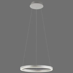 Leuchten Direkt 15393-95 RITUS LED Pendelleuchte Aluminium rund 40cm dimmbar