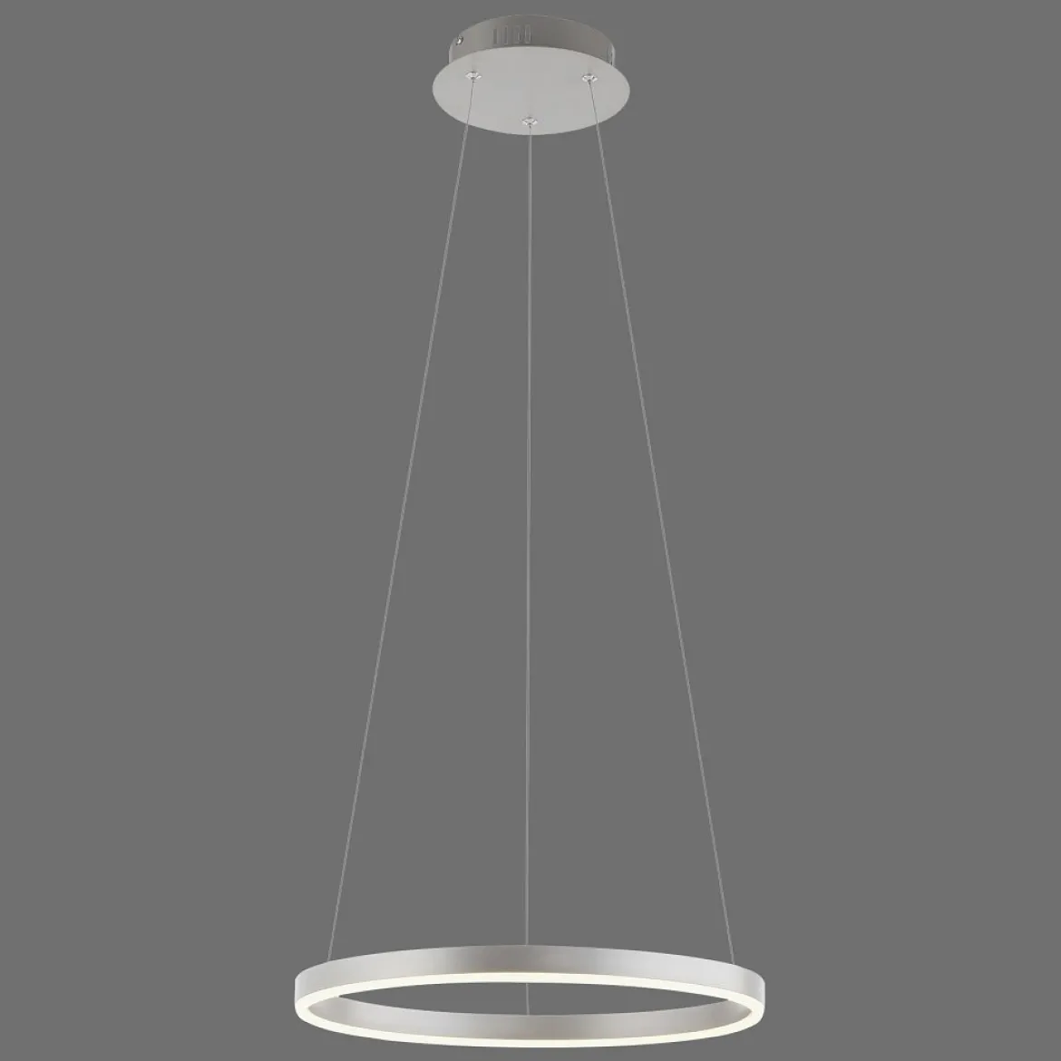 Leuchten Direkt 15393-95 RITUS LED Pendelleuchte Aluminium rund 40cm dimmbar