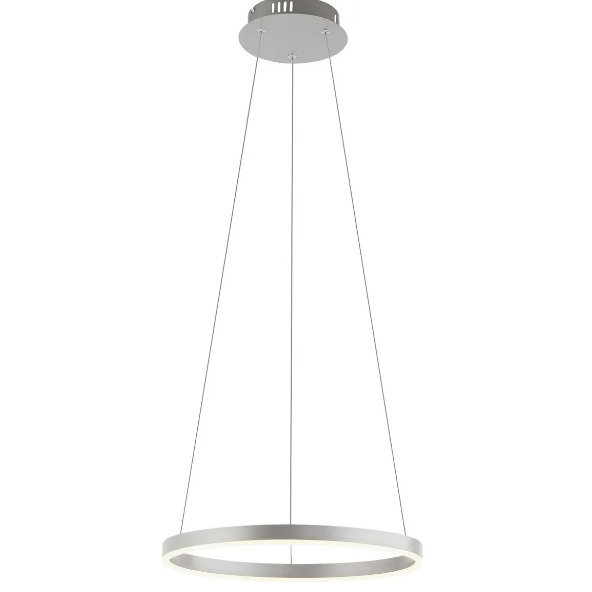 Leuchten Direkt 15393-95 RITUS LED Pendelleuchte Aluminium rund 40cm dimmbar