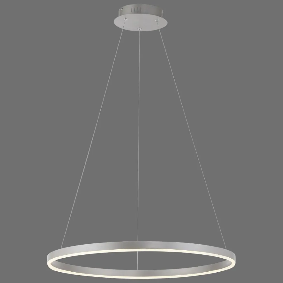 Leuchten Direkt 15394-95 RITUS LED Pendelleuchte Aluminium rund 60cm dimmbar