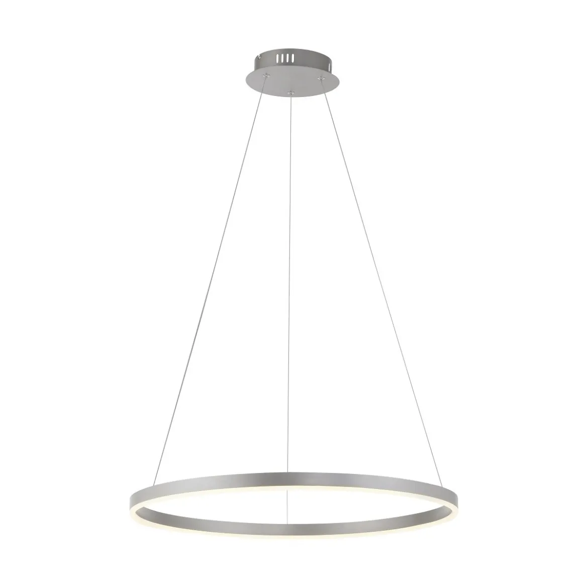 Leuchten Direkt 15394-95 RITUS LED Pendelleuchte Aluminium rund 60cm dimmbar