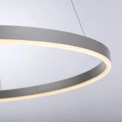 Leuchten Direkt 15394-95 RITUS LED Pendelleuchte Aluminium rund 60cm dimmbar