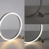 Leuchten Direkt 15390-95 RITUS LED Tischleuchte Aluminium rund Touchdimmer