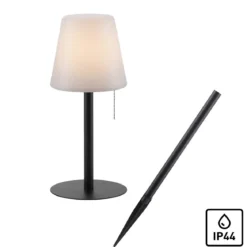 Leuchten Direkt 19753-18 Tisch- und Erdspießleuchte Keno schwarz