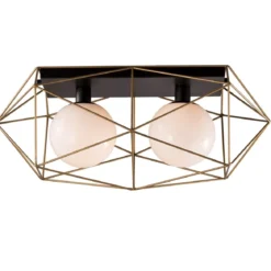 Luce Ambiente Design Abraxas PL2 ORO Deckenleuchte 2-flammig