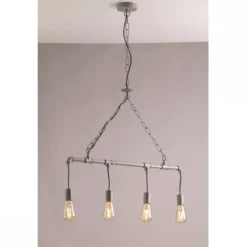 Luce Ambiente Design Amarcord S4 ZN Pendelleuchte 4-flammig zink