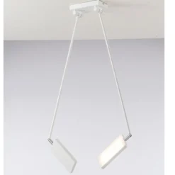 Luce Ambiente Design LED Book PL BCO Deckenleuchte 2-flammig