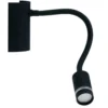 Luce Ambiente Design LED Kepler Nero Wandleuchte 1-flammig schwarz