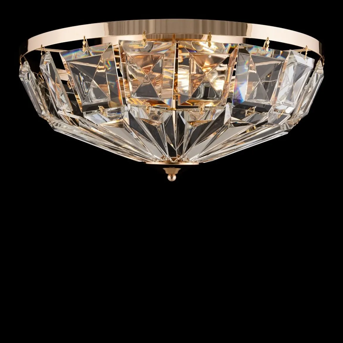Maytoni Deckenleuchte Facet 49cm goldfarben