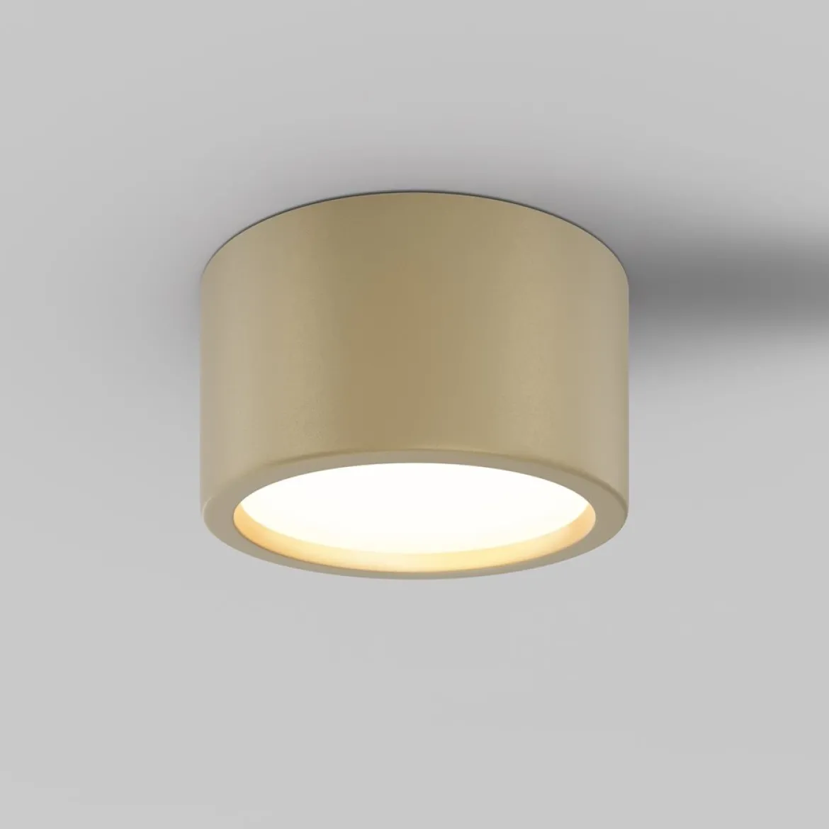 Maytoni Deckenleuchte Hydra gold 18cm 3000K IP44
