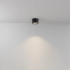 Maytoni Deckenleuchte Hydra schwarz 11cm 3000K IP44