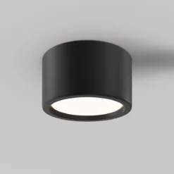 Maytoni Deckenleuchte Hydra schwarz 18cm 3000K IP44