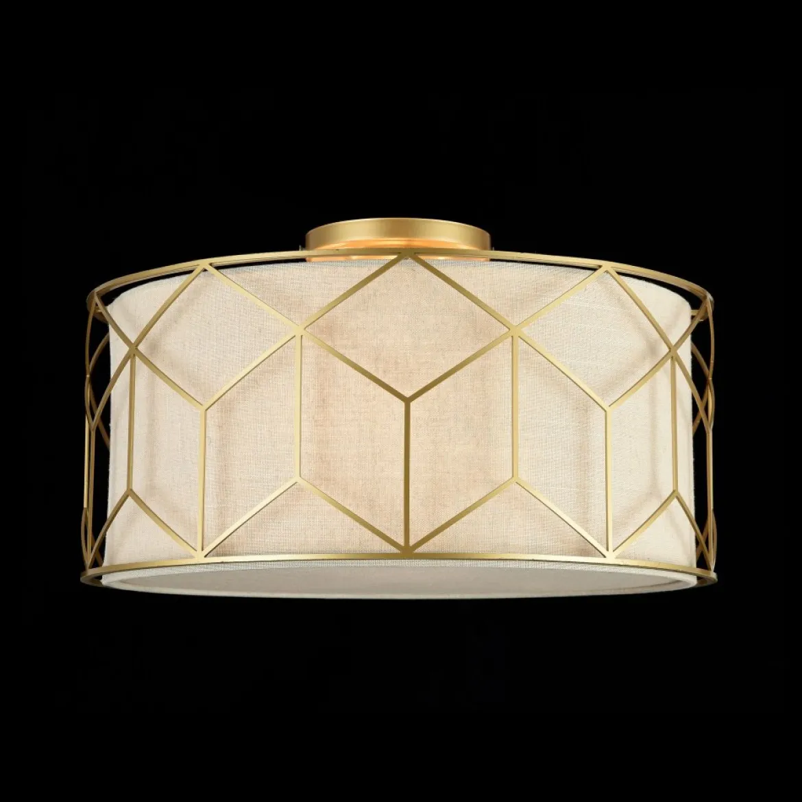 Maytoni Deckenleuchte Messina 3-flammig gold