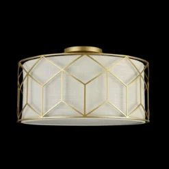 Maytoni Deckenleuchte Messina 3-flammig gold