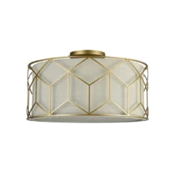 Maytoni Deckenleuchte Messina 3-flammig gold