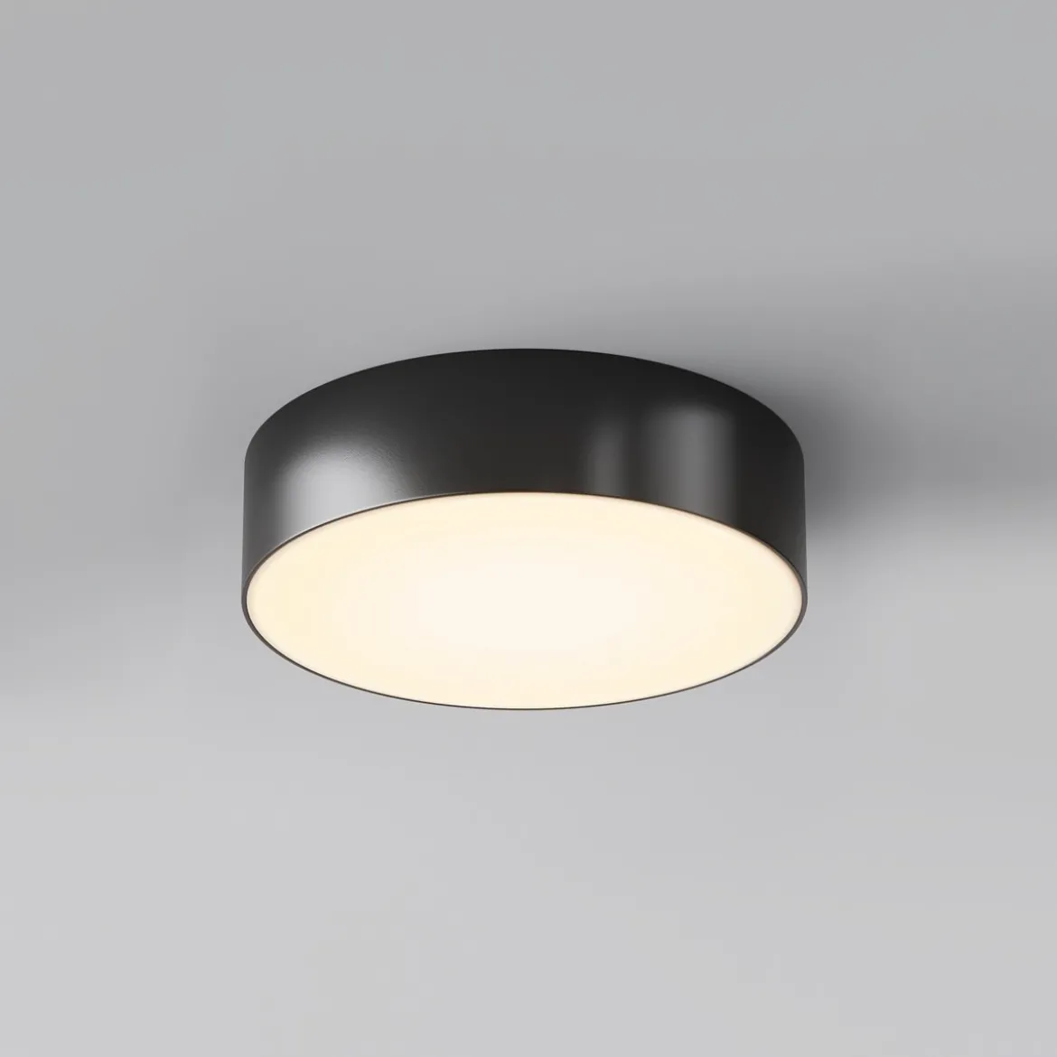 Maytoni Deckenleuchte Zon IP schwarz 22cm 3000K IP65