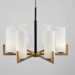 Maytoni Kronleuchter Fortano 6-flammig messing