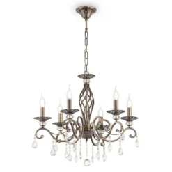 Maytoni Kronleuchter Grace 6-flammig messing