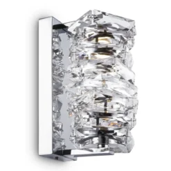 Maytoni LED Wandleuchte Coil Chrom Glas 3000K