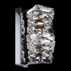 Maytoni LED Wandleuchte Coil Chrom Glas 3000K
