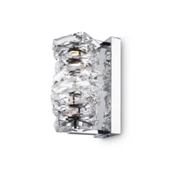 Maytoni LED Wandleuchte Coil Chrom Glas 3000K
