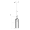 Maytoni Pendelleuchte Antic goldfarben cognac E14
