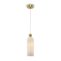 Maytoni Pendelleuchte Antic goldfarben weiss E14