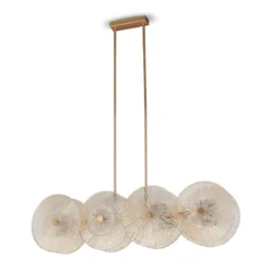 Maytoni Pendelleuchte Aster Modern 8-flammig goldfarben