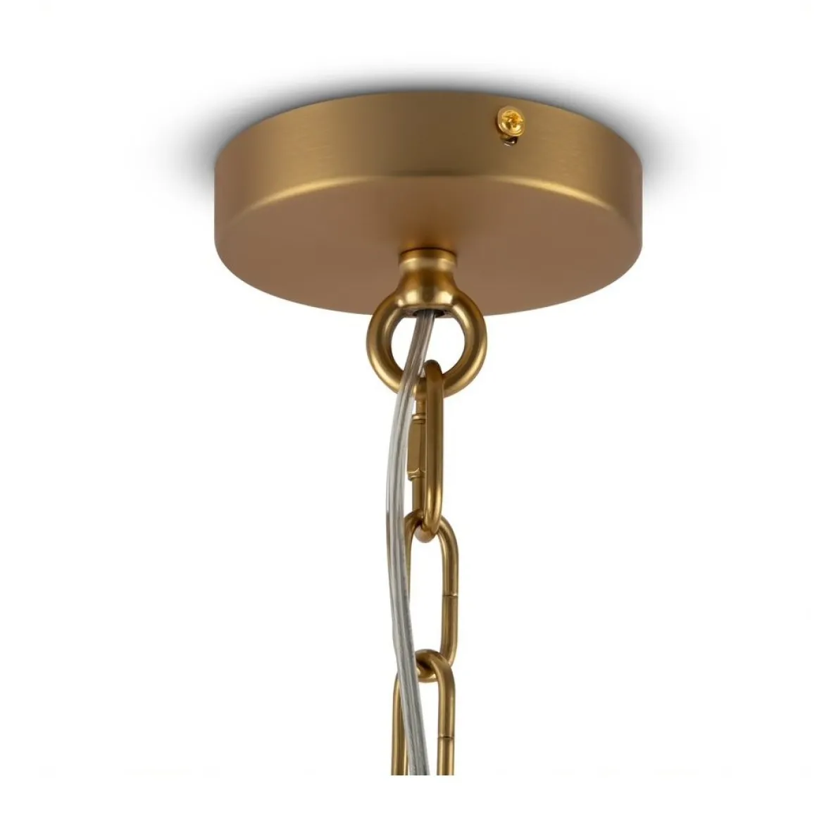 Maytoni Pendelleuchte Bowi House 6-flammig goldfarben