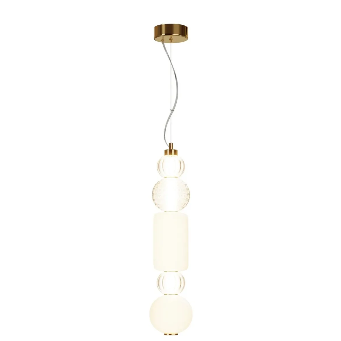 Maytoni Pendelleuchte Collar goldfarben 3000K 1600lm