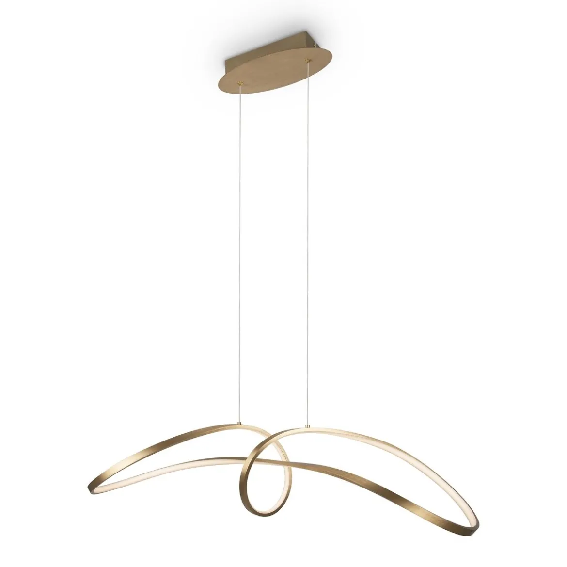Maytoni Pendelleuchte Curve gold 4000K