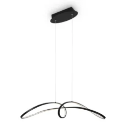 Maytoni Pendelleuchte Curve schwarz 4000K
