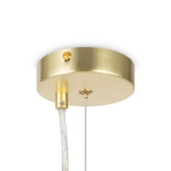 Maytoni Pendelleuchte Dallas 6-flammig gold mattweiss