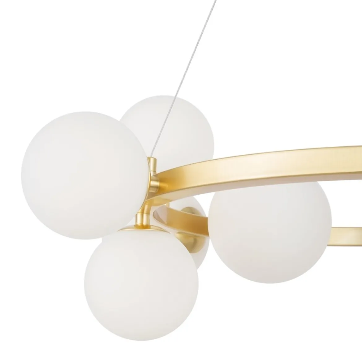 Maytoni Pendelleuchte Dallas 11-flammig gold mattweiss