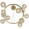 Maytoni Pendelleuchte Dallas 11-flammig gold cognac