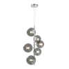 Maytoni Pendelleuchte Dallas 6-flammig chrom rauchglas
