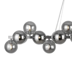 Maytoni Pendelleuchte Dallas 25-flammig chrom rauchglas