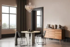 Maytoni Pendelleuchte Flare 6-flammig goldfarben