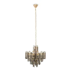Maytoni Pendelleuchte Flare 6-flammig goldfarben