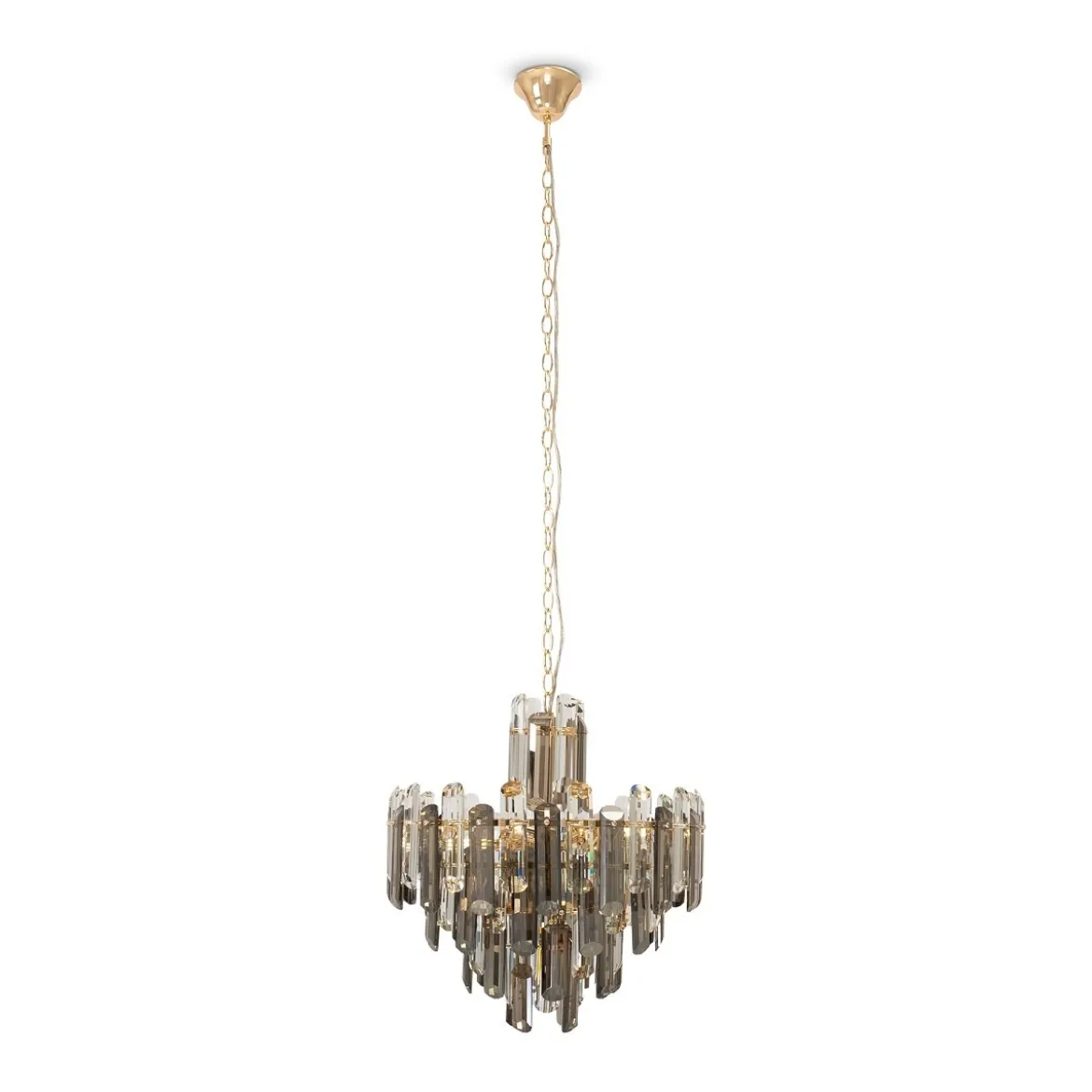 Maytoni Pendelleuchte Flare 6-flammig goldfarben