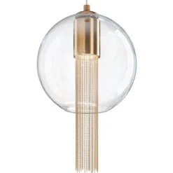 Maytoni Pendelleuchte Flusso bronze 3000K Kugel 25cm