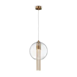 Maytoni Pendelleuchte Flusso bronze 3000K Kugel 25cm