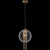 Maytoni Pendelleuchte Flusso bronze 3000K Kugel 20cm