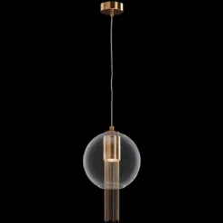 Maytoni Pendelleuchte Flusso bronze 3000K Kugel 20cm