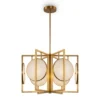 Maytoni Pendelleuchte Marmo gold 6-flammig